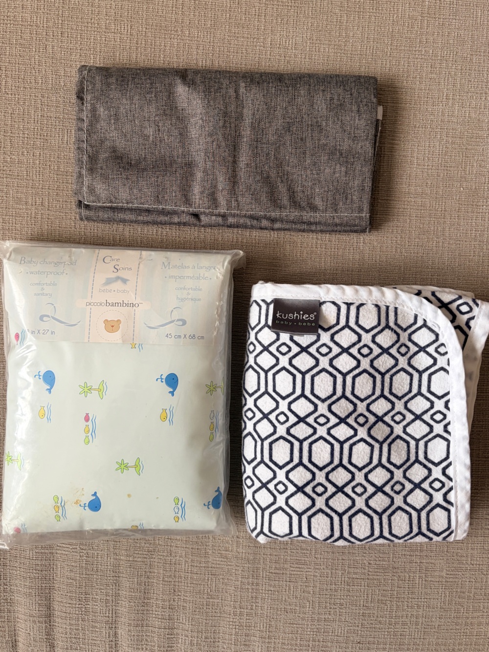 Baby 3pc Waterproof Changing Pad Bundle